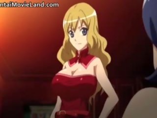 Krūtainas desirable anime shemale izpaužas viņai dzimumloceklis part5