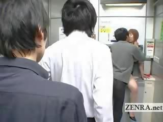 Keista japoniškas post ofisas pasiūlymų krūtinga oralinis x įvertinti klipas bankomatas