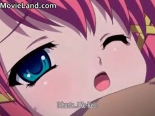 Skjønn rødhårete anime babe blir pounded part3